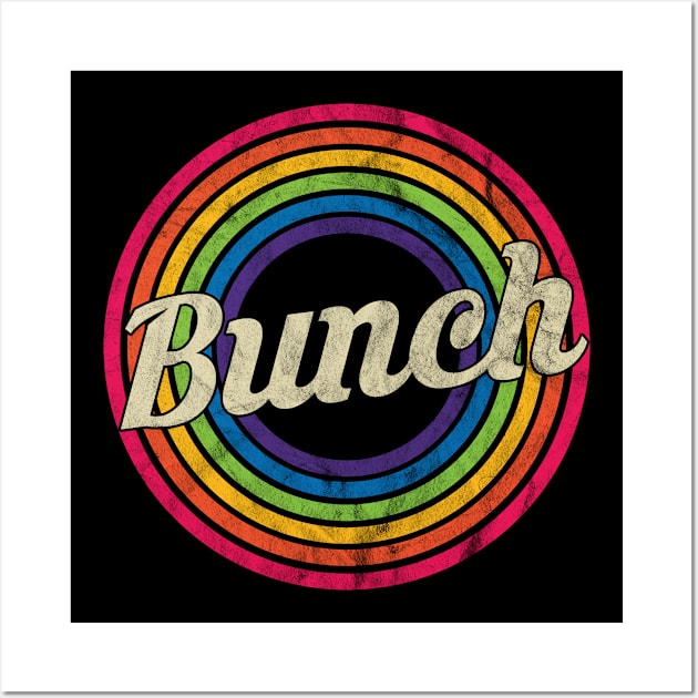 Bunch - Retro Rainbow Faded-Style Wall Art by MaydenArt